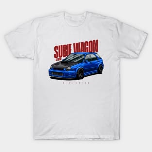 Subie Wagon (blue) T-Shirt